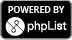 powered by phpList 3.6.10, &copy; phpList ltd